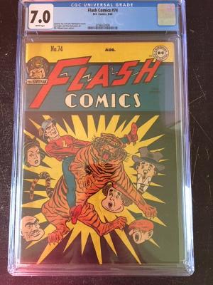 Flash Comics #74 CGC 7.0 w