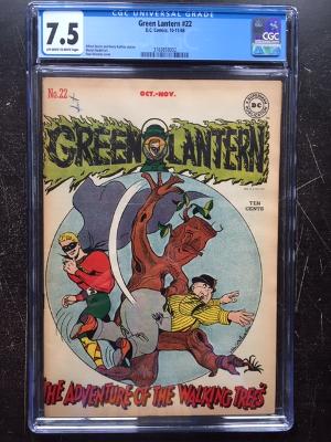 Green Lantern #22 CGC 7.5 ow/w