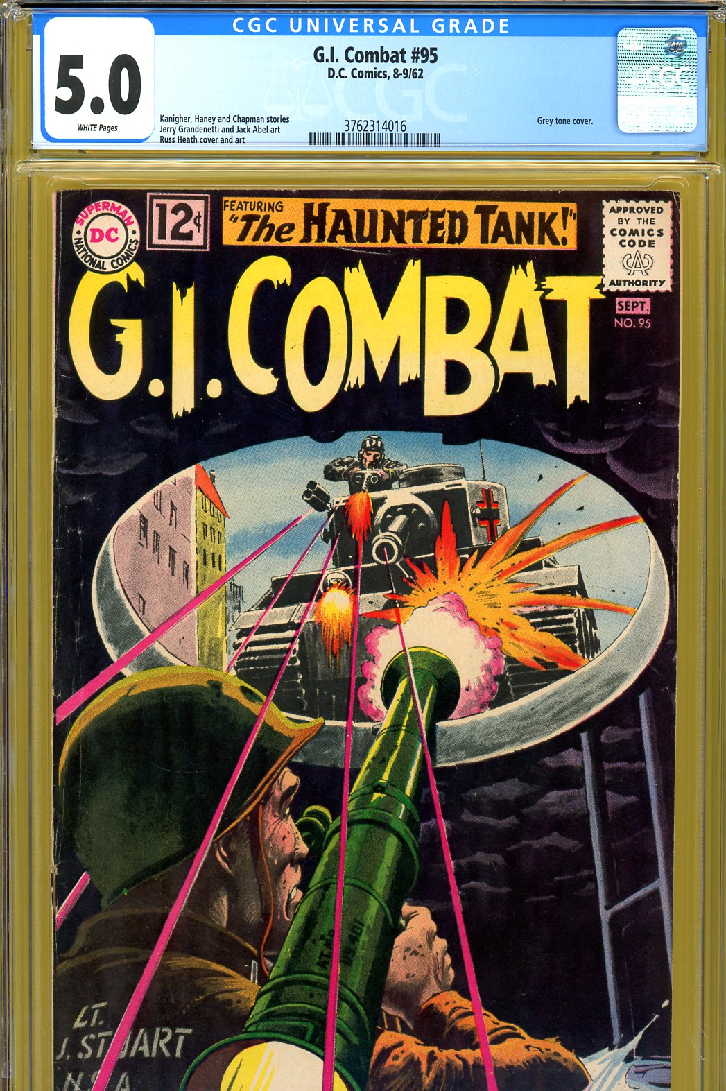 G.I. Combat #95 CGC 5.0 w