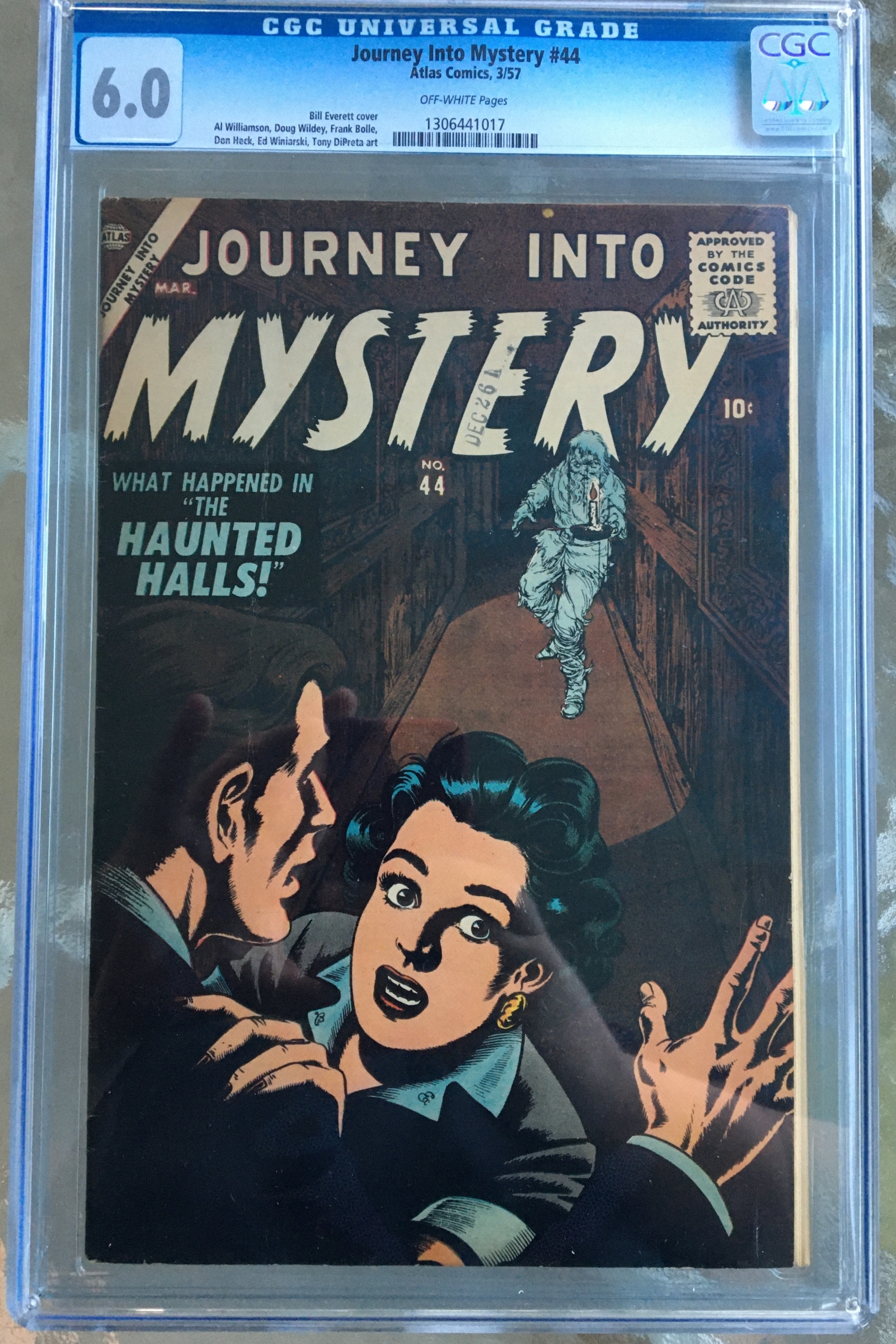 Journey Into Mystery #44 CGC 6.0 ow
