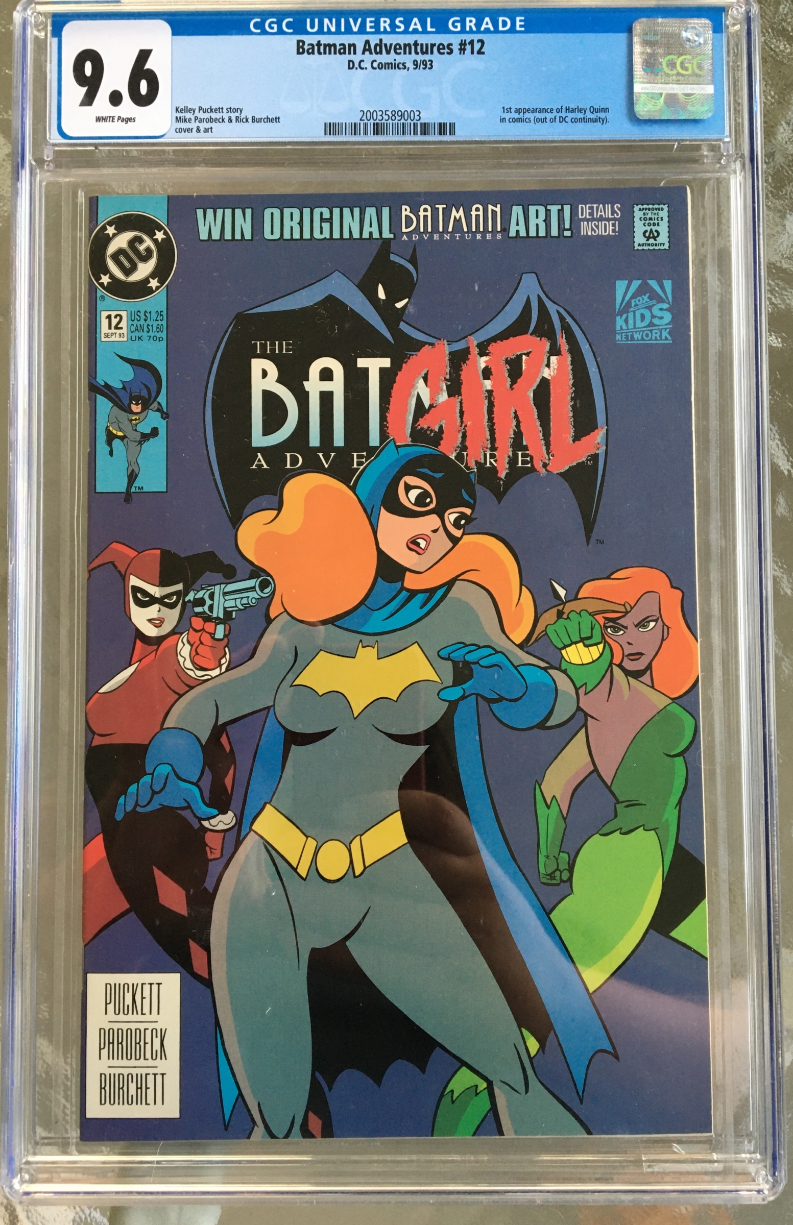 Batman Adventures #12 CGC 9.6 w