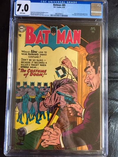 Batman #85 CGC 7.0 w