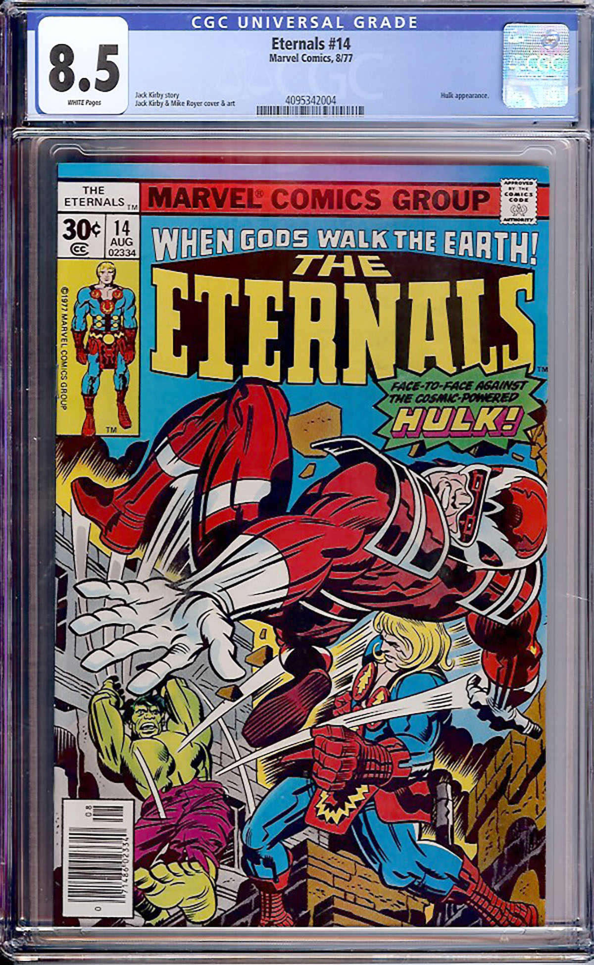 Eternals #14 CGC 8.5 w