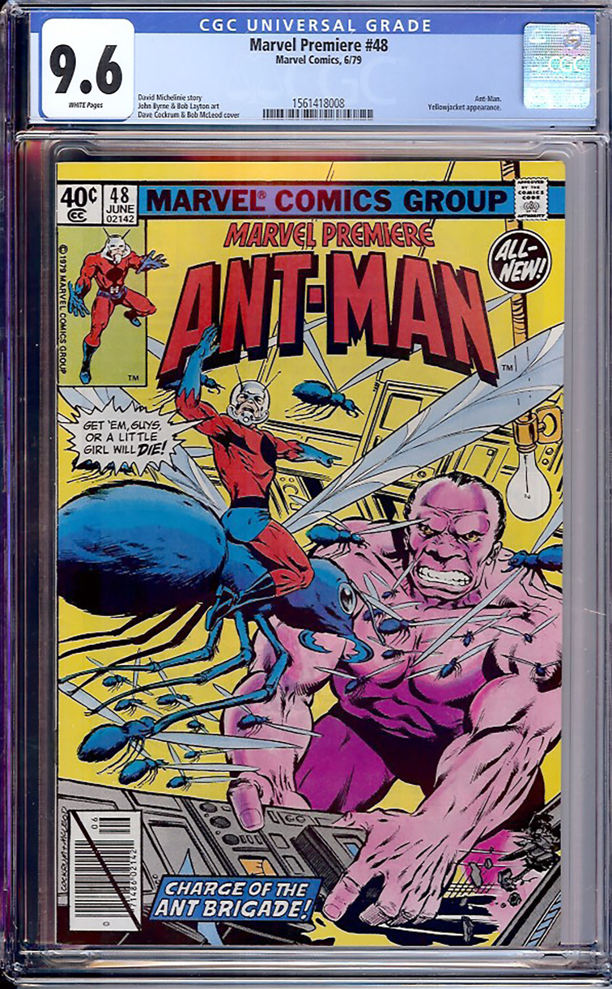 Marvel Premiere #48 CGC 9.6 w