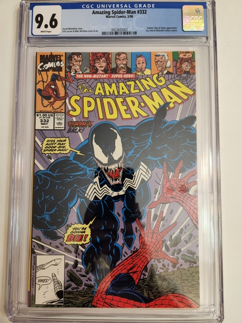 Amazing Spider-Man #332 CGC 9.6 w