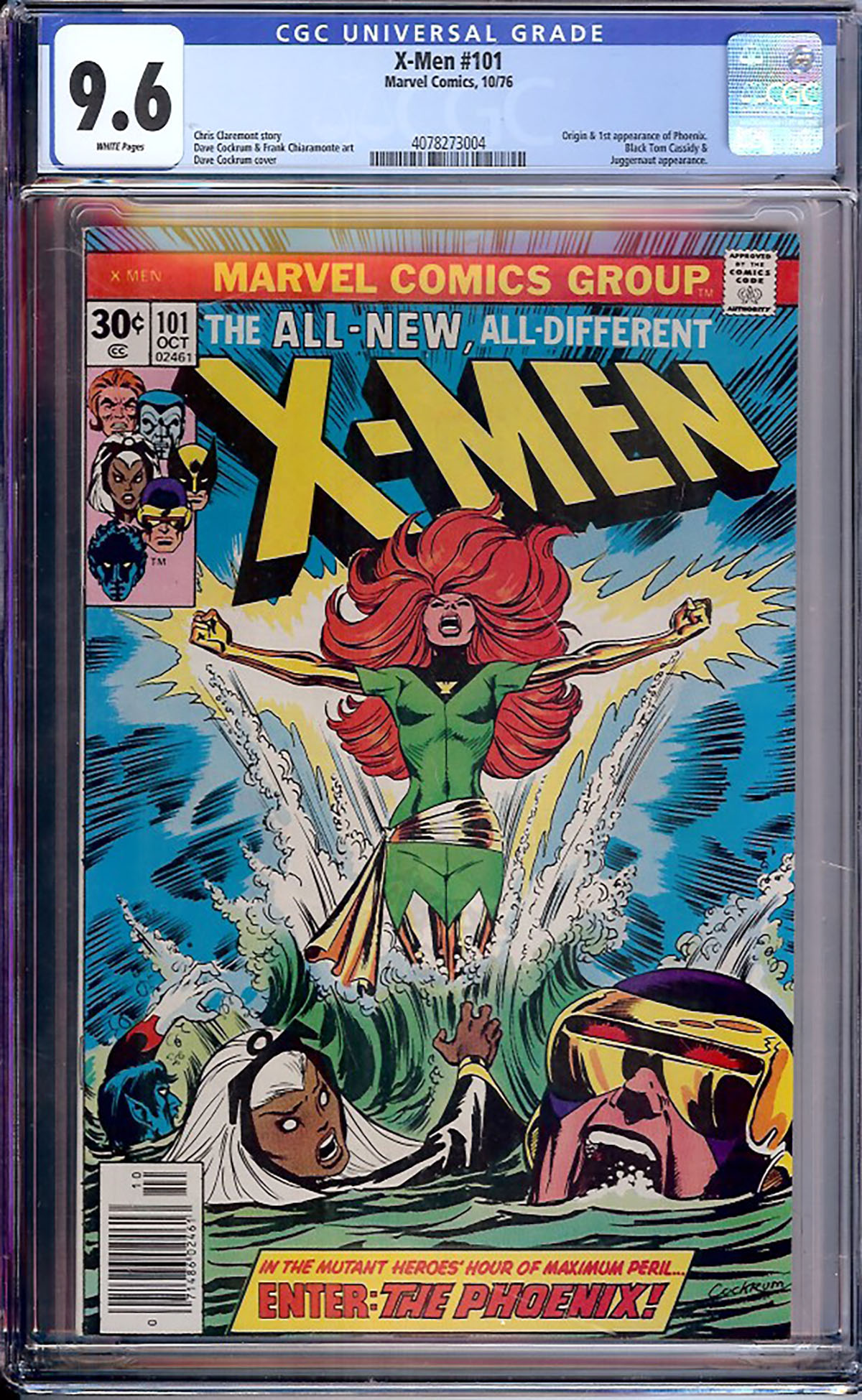 X-Men #101 CGC 9.6 w