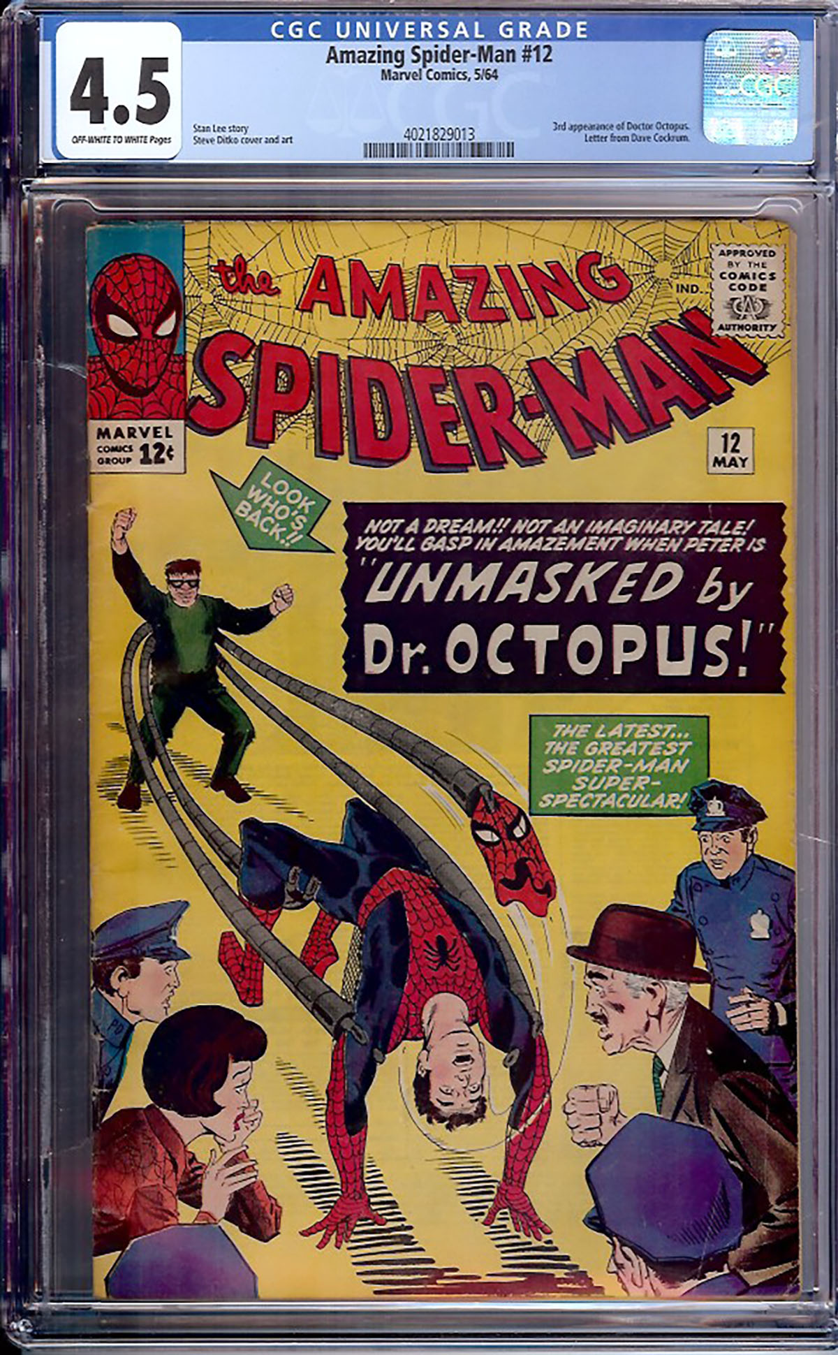 Amazing Spider-Man #12 CGC 4.5 ow/w