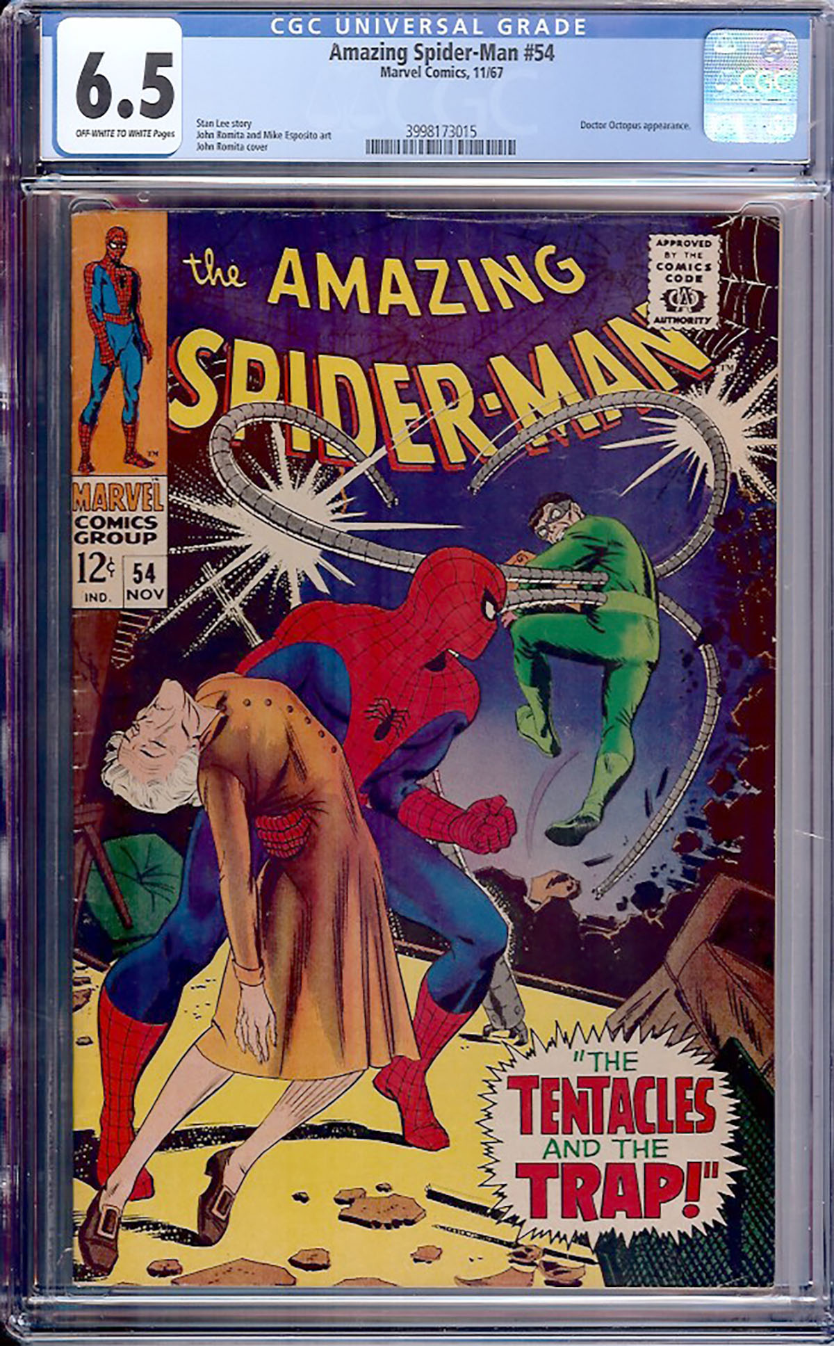Amazing Spider-Man #54 CGC 6.5 ow/w