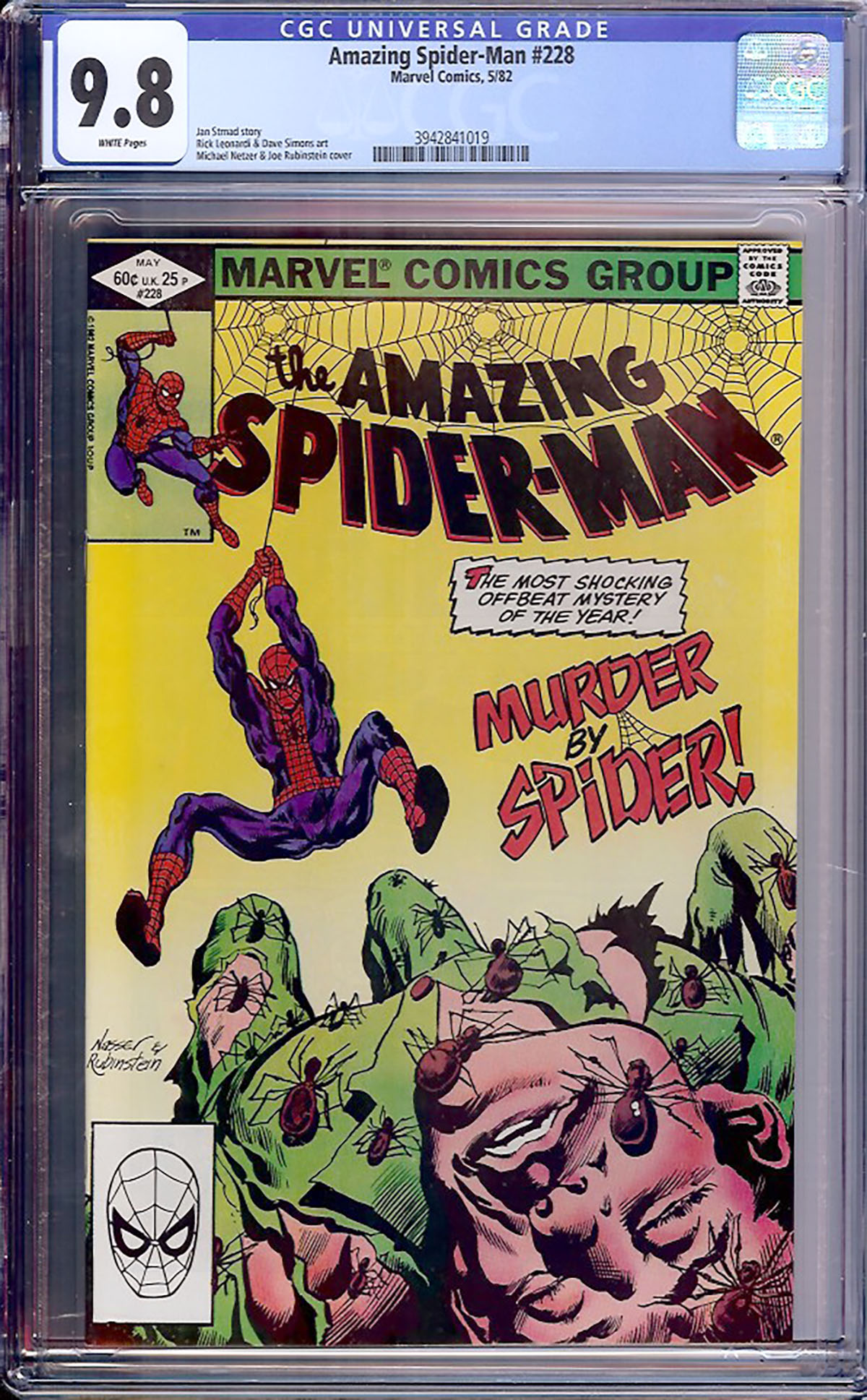 Amazing Spider-Man #228 CGC 9.8 w