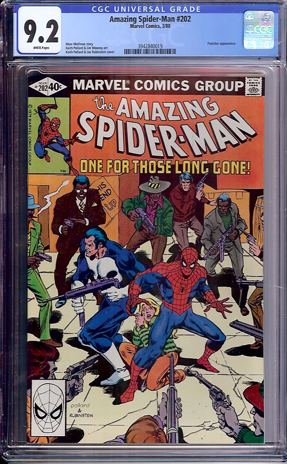 Amazing Spider-Man #202 CGC 9.2 w
