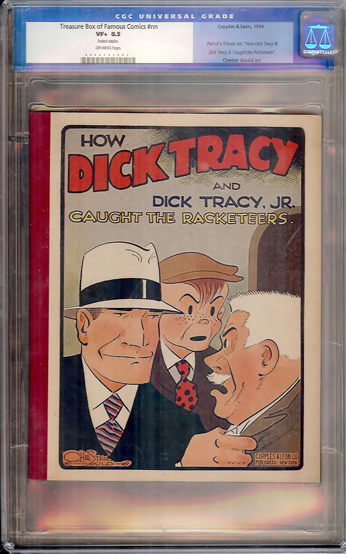 Treasure Box of Famous Comics #1 CGC 8.5 ow