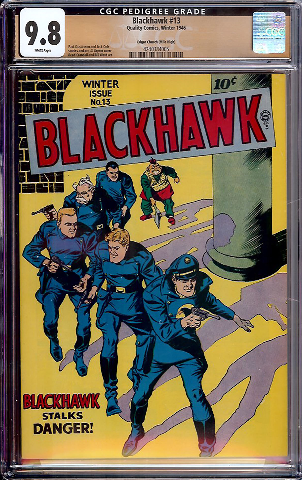 Blackhawk #13 CGC 9.8 w Edgar Church (Mile High)