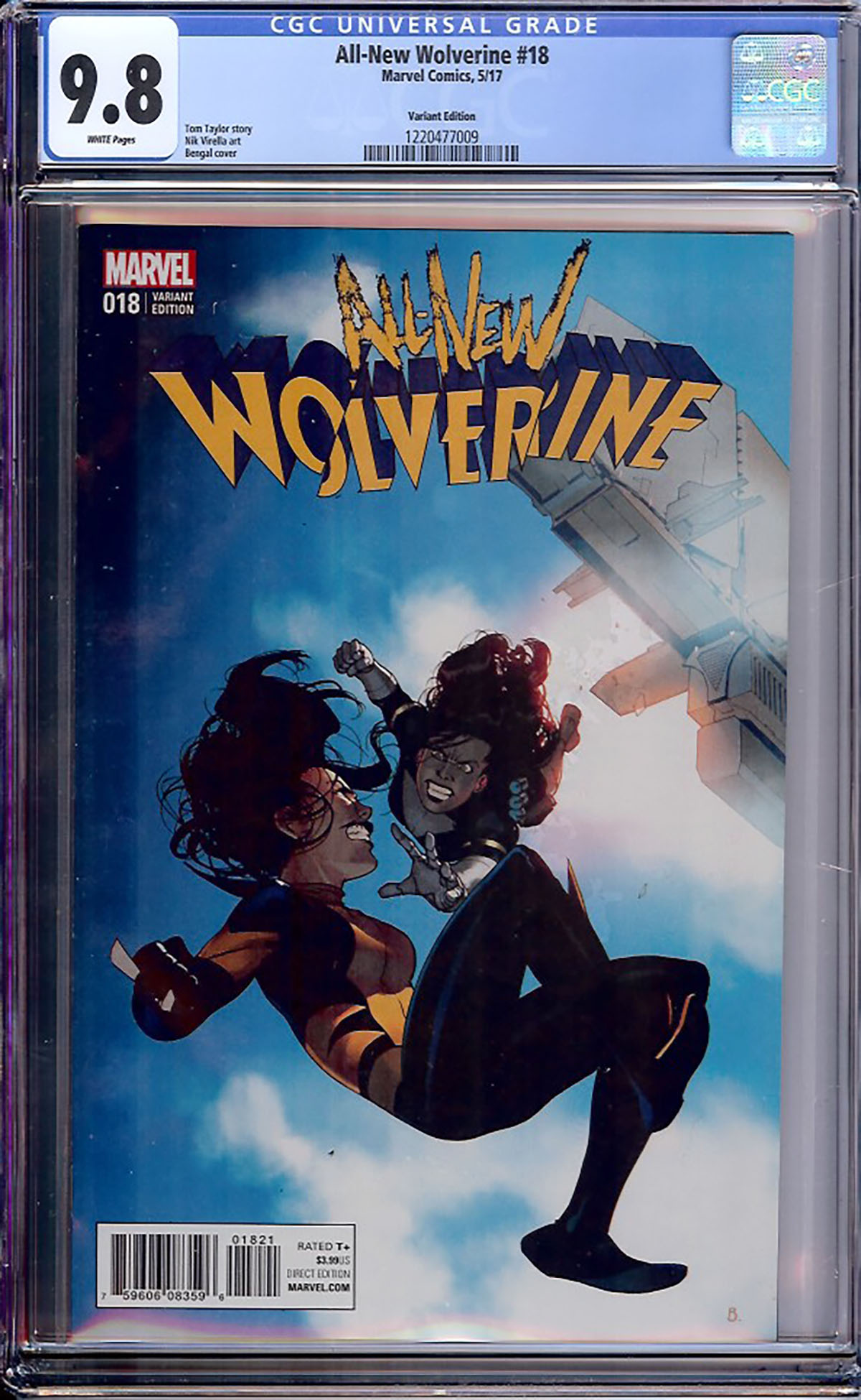 All-New Wolverine #18 CGC 9.8 w Variant Edition