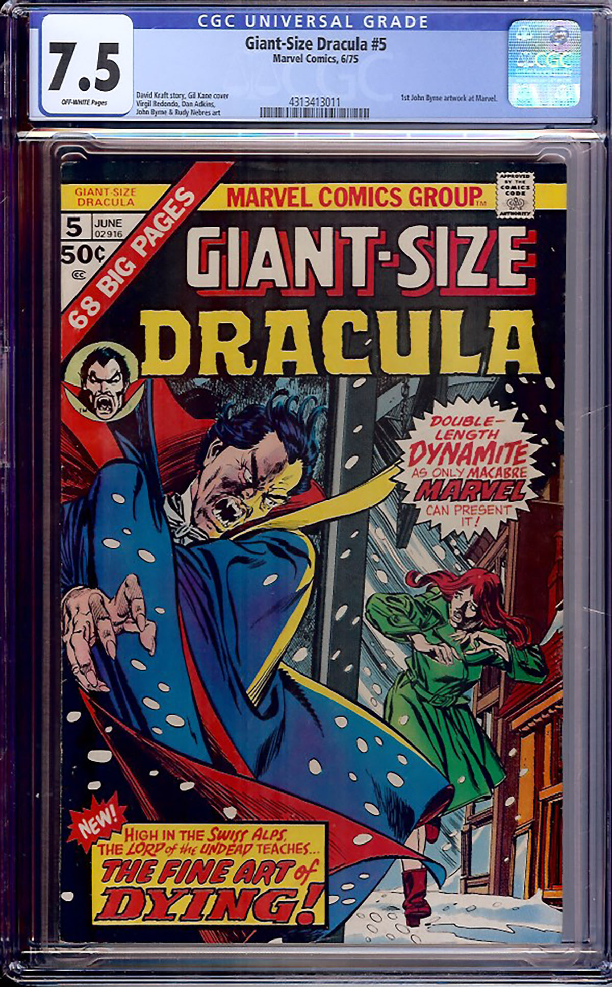 Giant-Size Dracula #5 CGC 7.5 ow