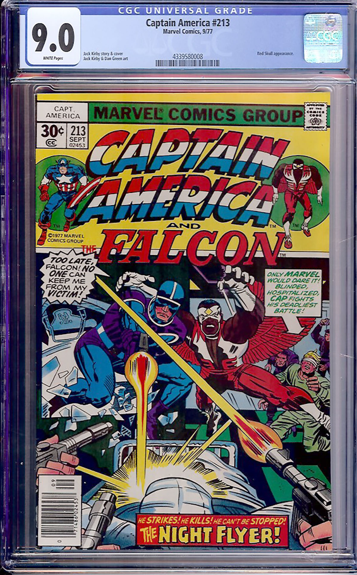 Captain America #213 CGC 9.0 w