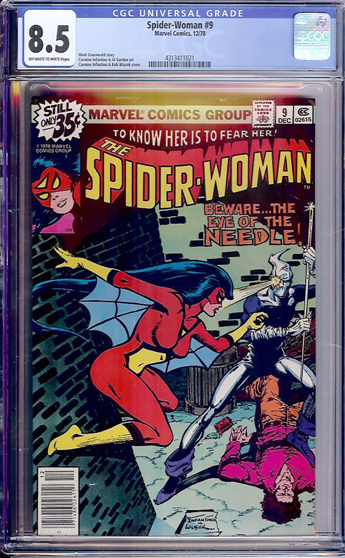 Spider-Woman #9 CGC 8.5 ow/w