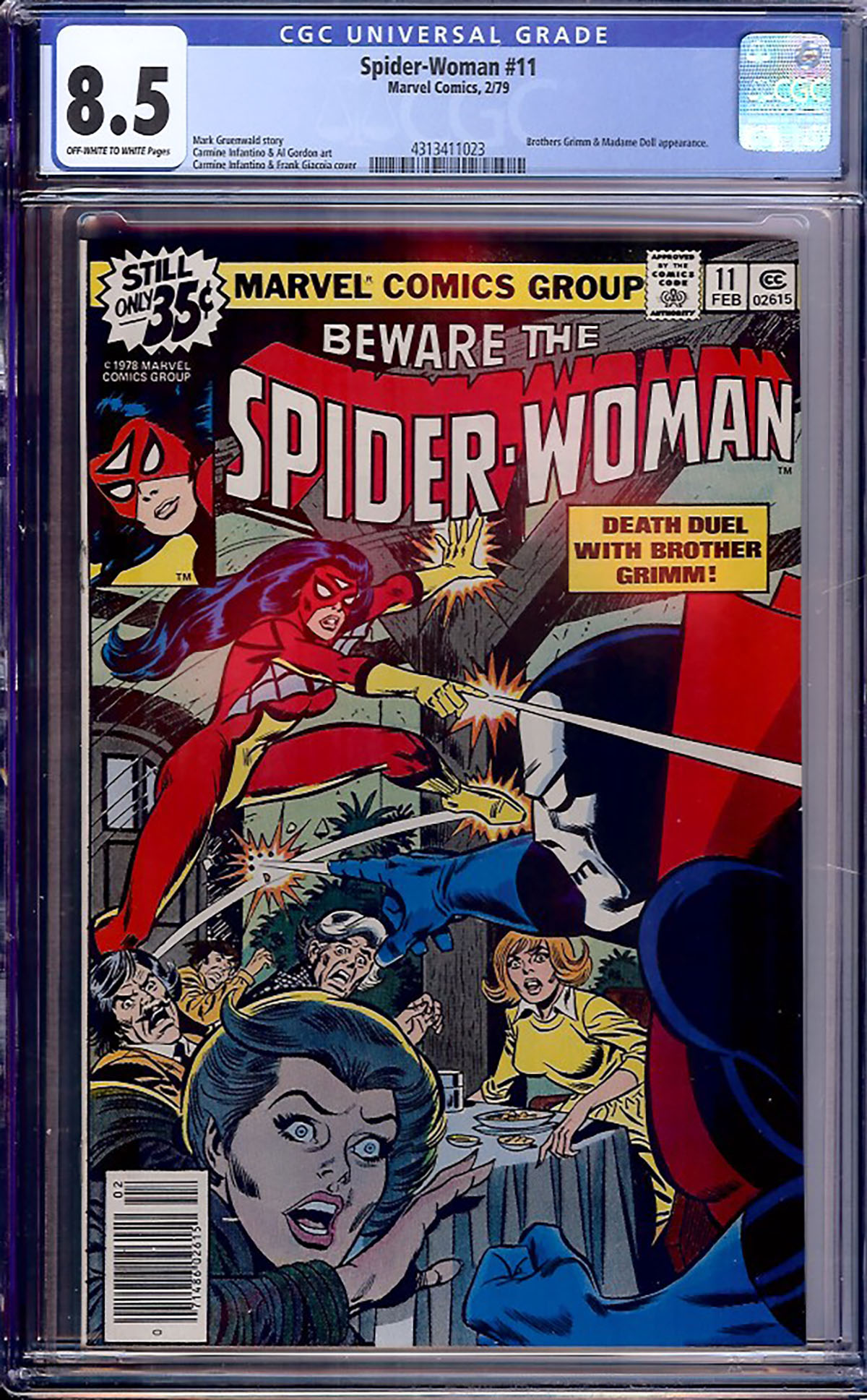 Spider-Woman #11 CGC 8.5 ow/w