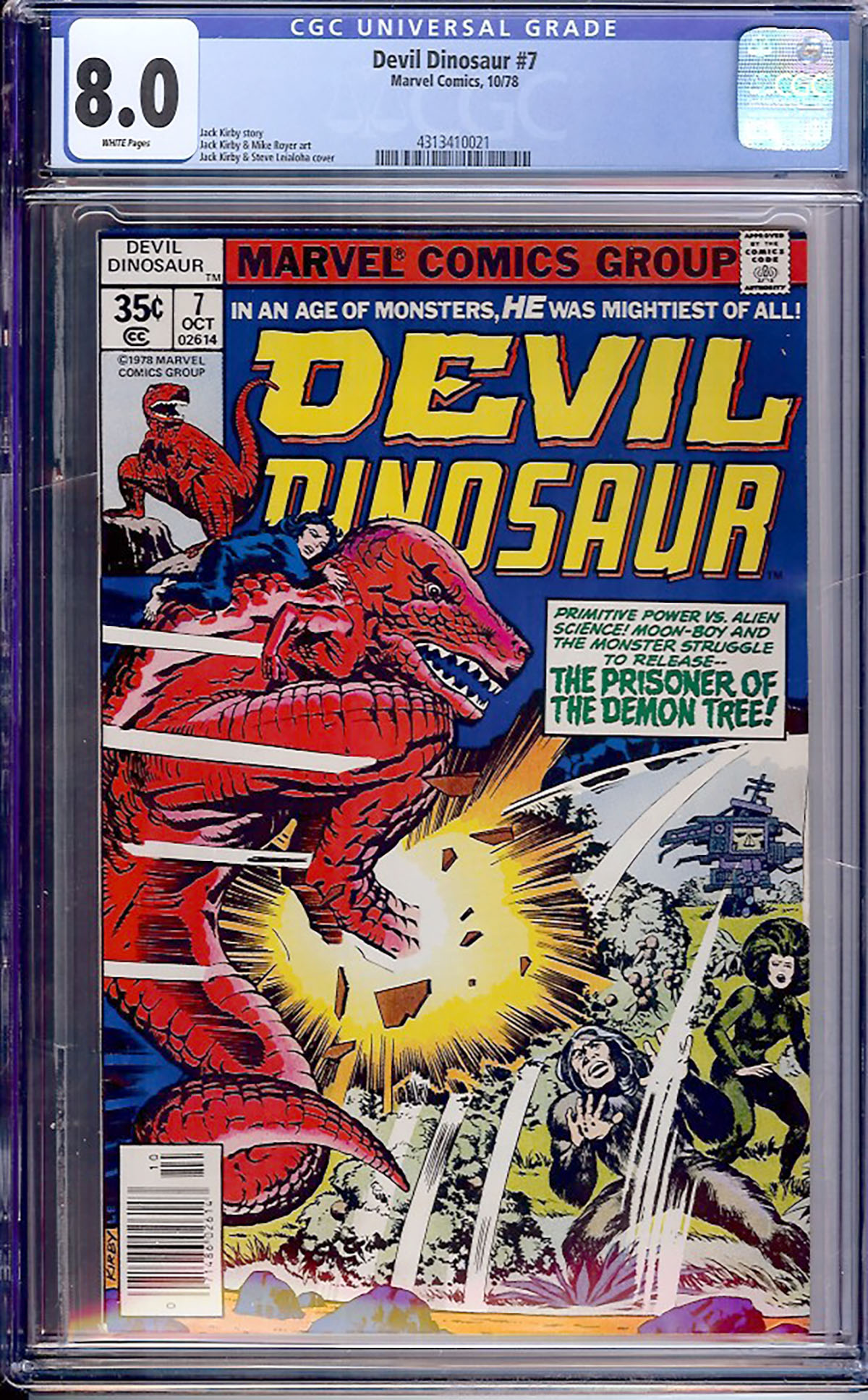 Devil Dinosaur #7 CGC 8.0 w