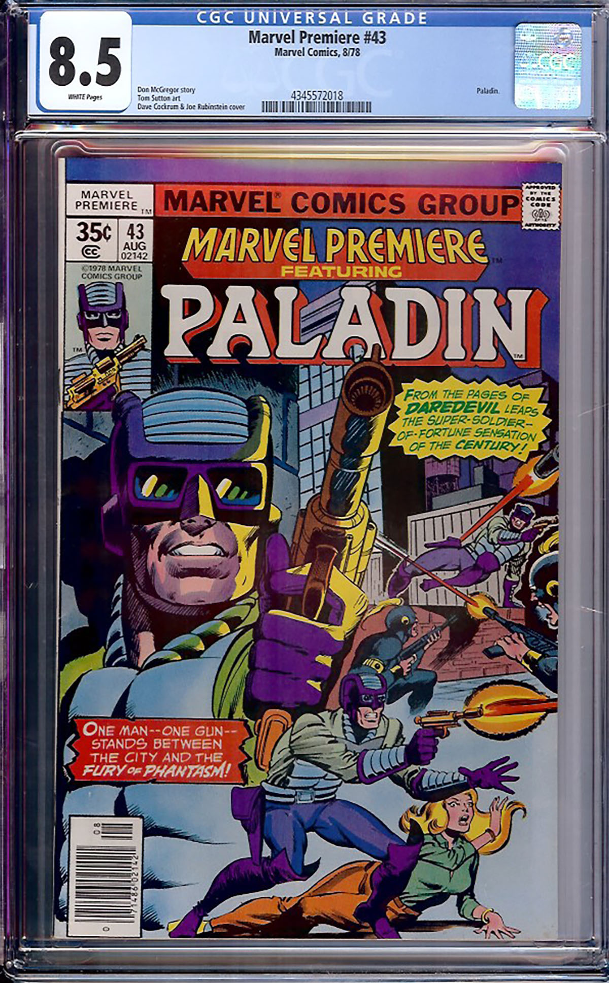 Marvel Premiere #43 CGC 8.5 w