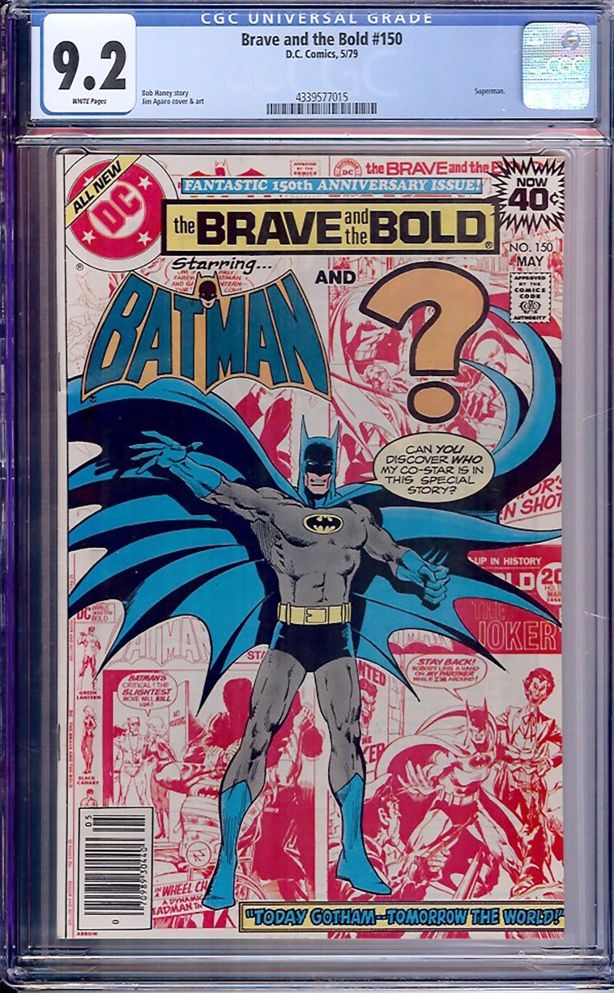 Brave and the Bold #150 CGC 9.2 w