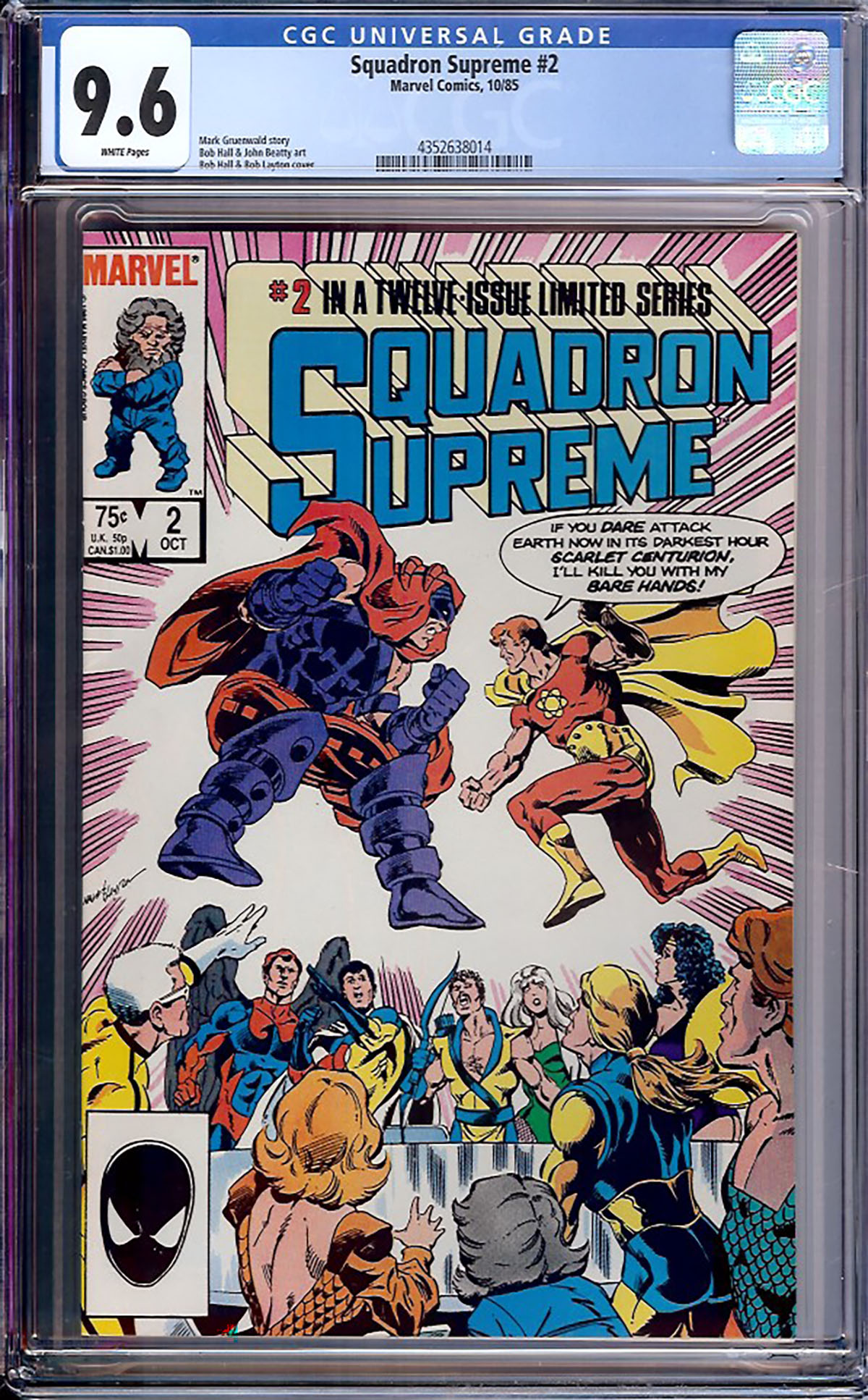 Squadron Supreme #2 CGC 9.6 w