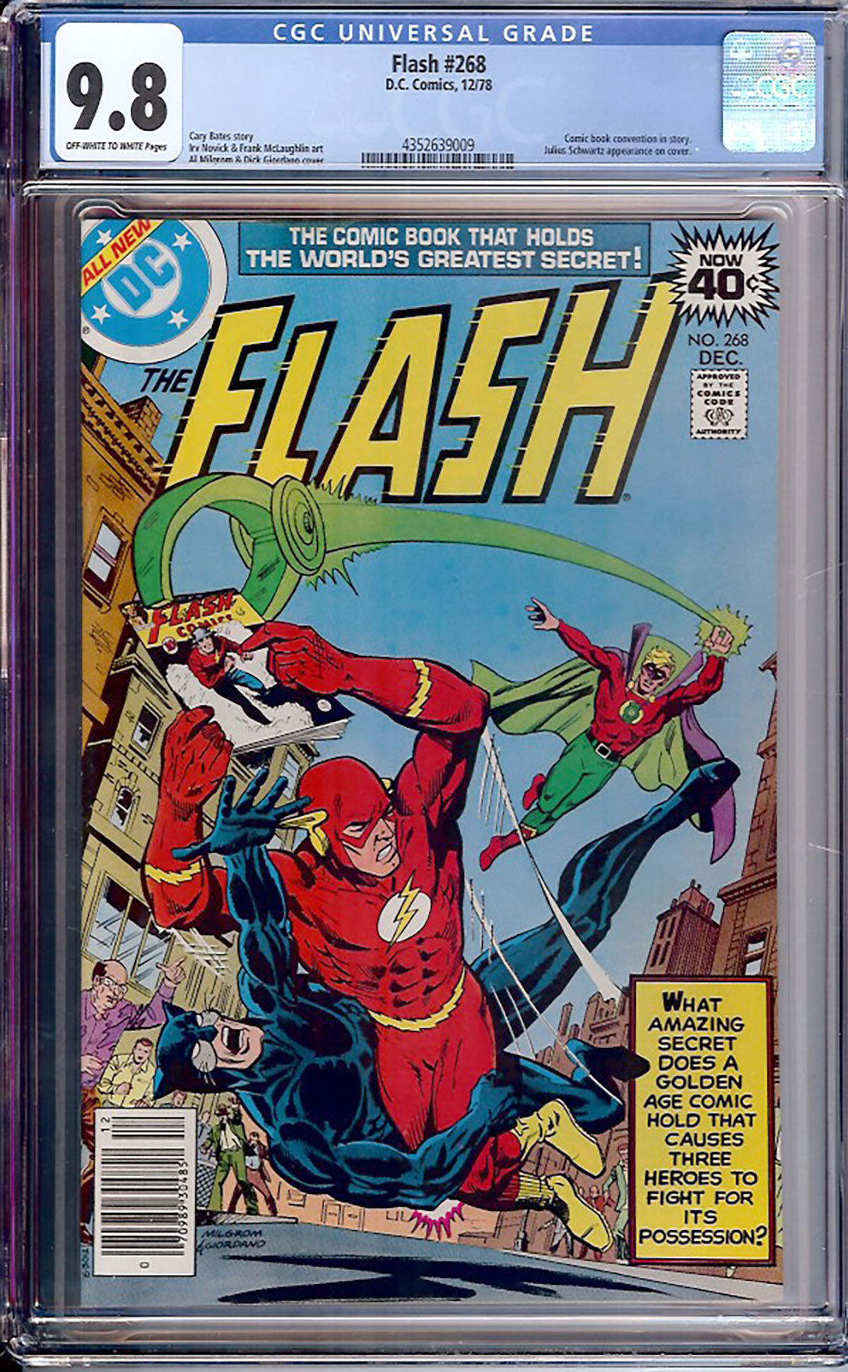 Flash #268 CGC 9.8 ow/w