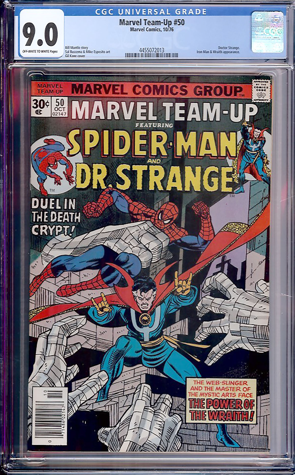 Marvel Team-Up #50 CGC 9.0 ow/w