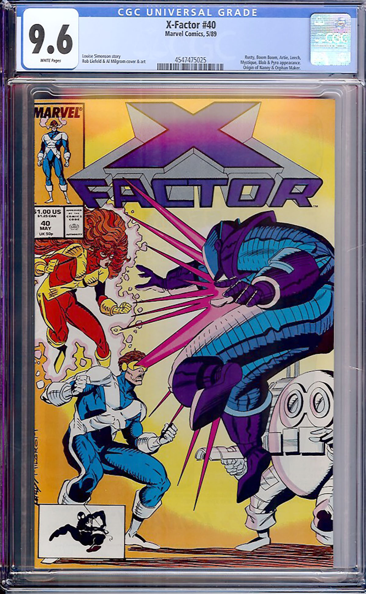 X-Factor #40 CGC 9.6 w