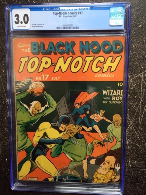 Top-Notch Comics #17 CGC 3.0 ow