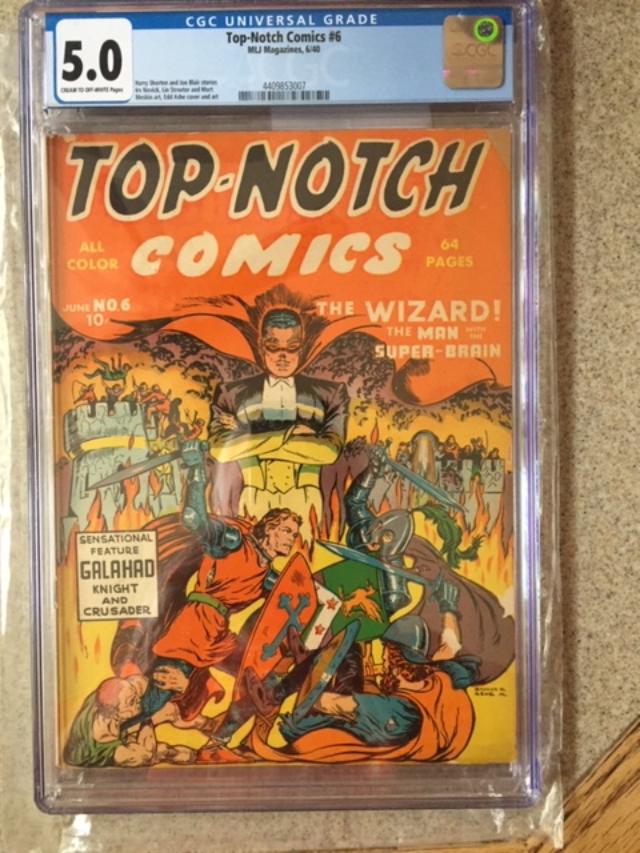 Top-Notch Comics #6 CGC 5.0 cr/ow