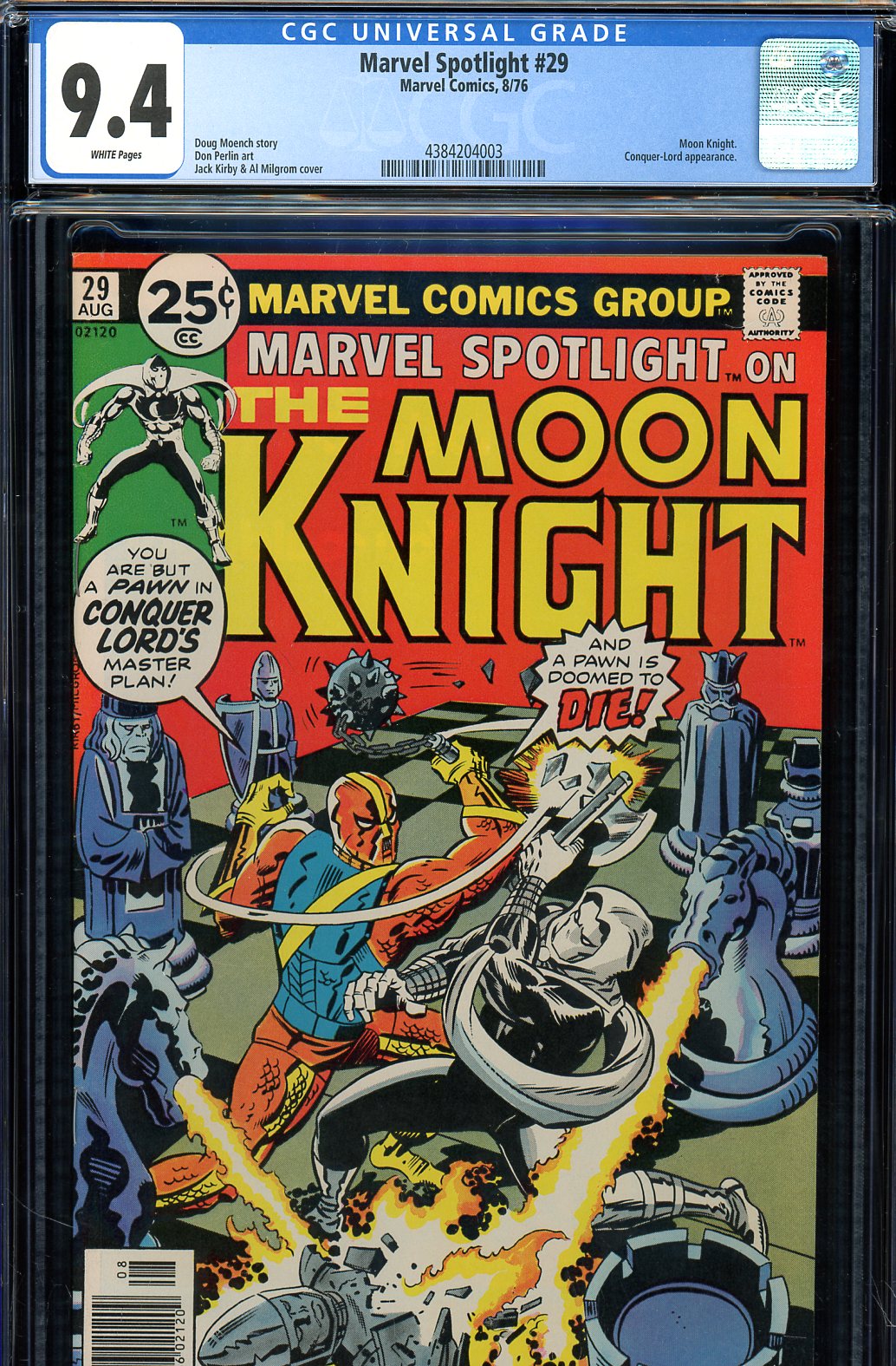 Marvel Spotlight #29 CGC 9.4 w