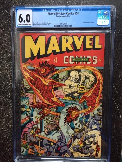 Marvel Mystery Comics #58 CGC 6.0 cr/ow