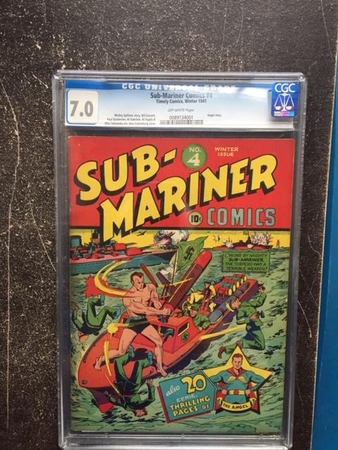 Sub-Mariner Comics #4 CGC 7.0 ow