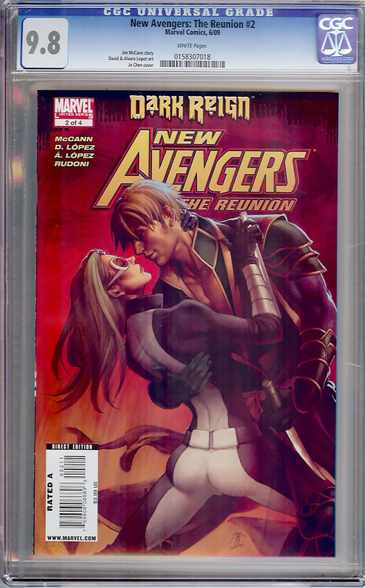 New Avengers: The Reunion #2 CGC 9.8 w