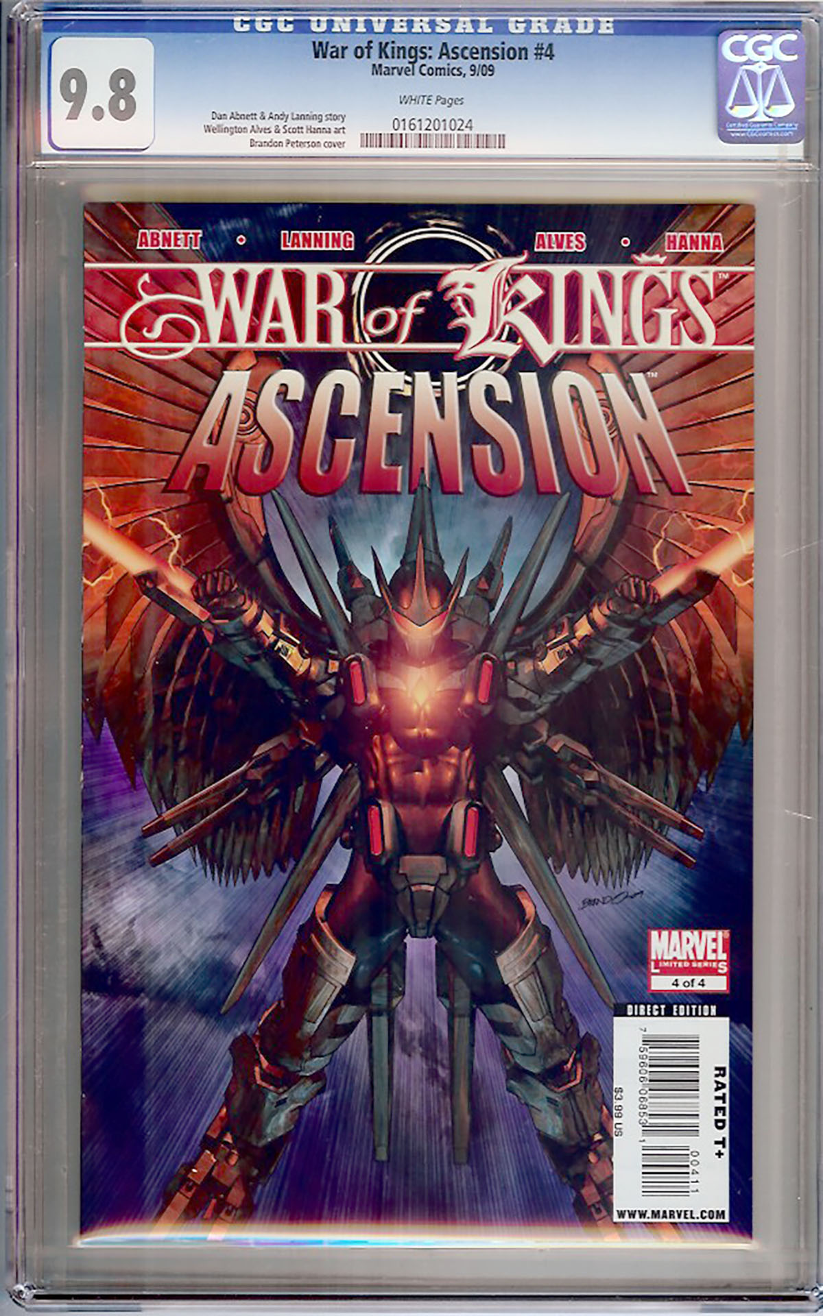 War of Kings: Ascension #4 CGC 9.8 w