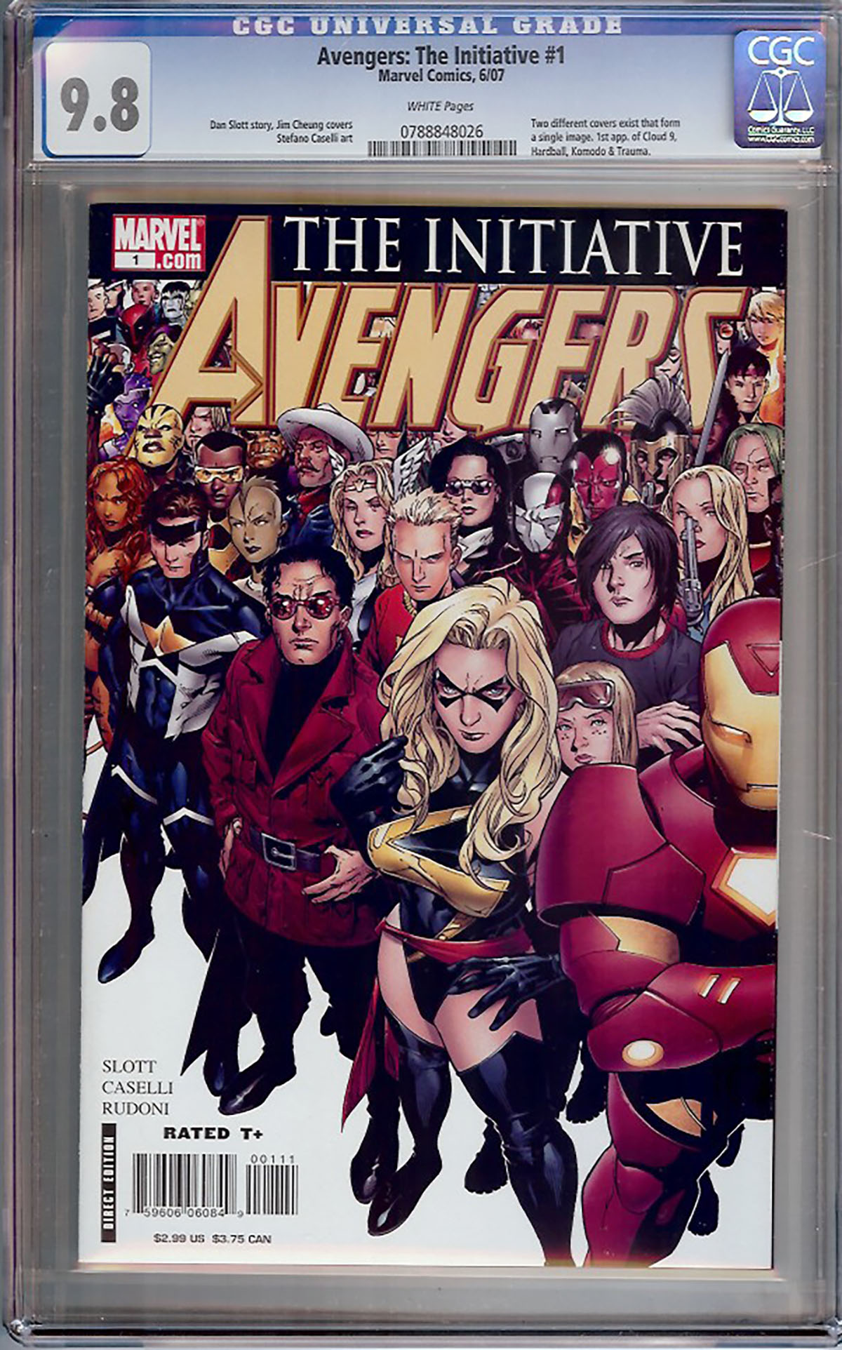 Avengers: The Initiative #1 CGC 9.8 w