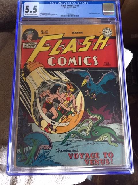 Flash Comics #81 CGC 5.5 ow/w