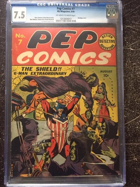 Pep Comics #7 CGC 7.5 ow/w