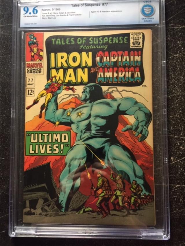 Tales of Suspense #77 CBCS 9.6 ow/w