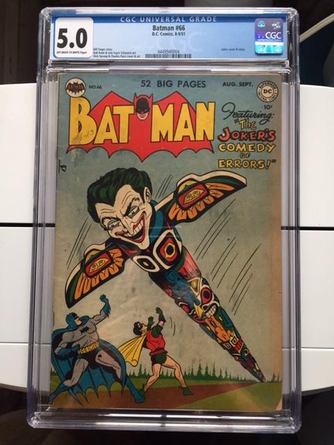 Batman #66 CGC 5.0 ow/w