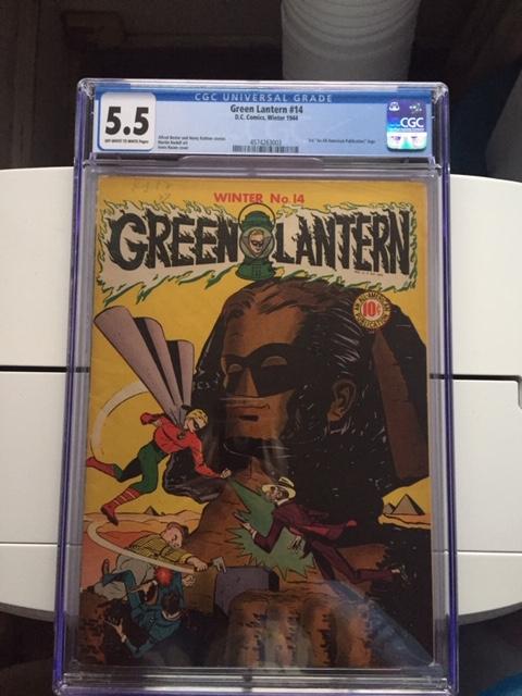 Green Lantern #14 CGC 5.5 ow/w