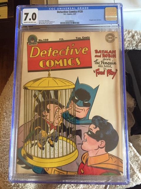 Detective Comics #120 CGC 7.0 cr/ow