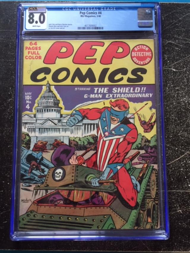 Pep Comics #4 CGC 8.0 w