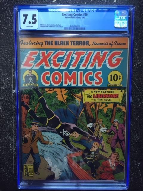 Exciting Comics #20 CGC 7.5 w