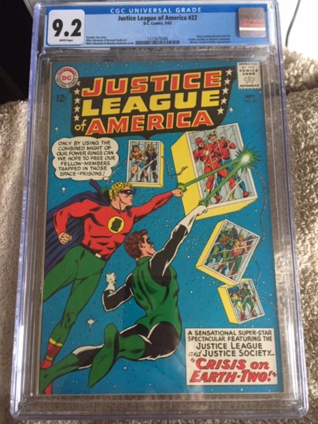 Justice League of America #22 CGC 9.2 w