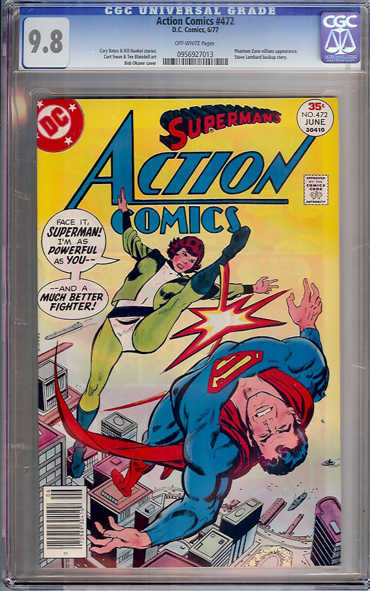 Action Comics #472 CGC 9.8 ow