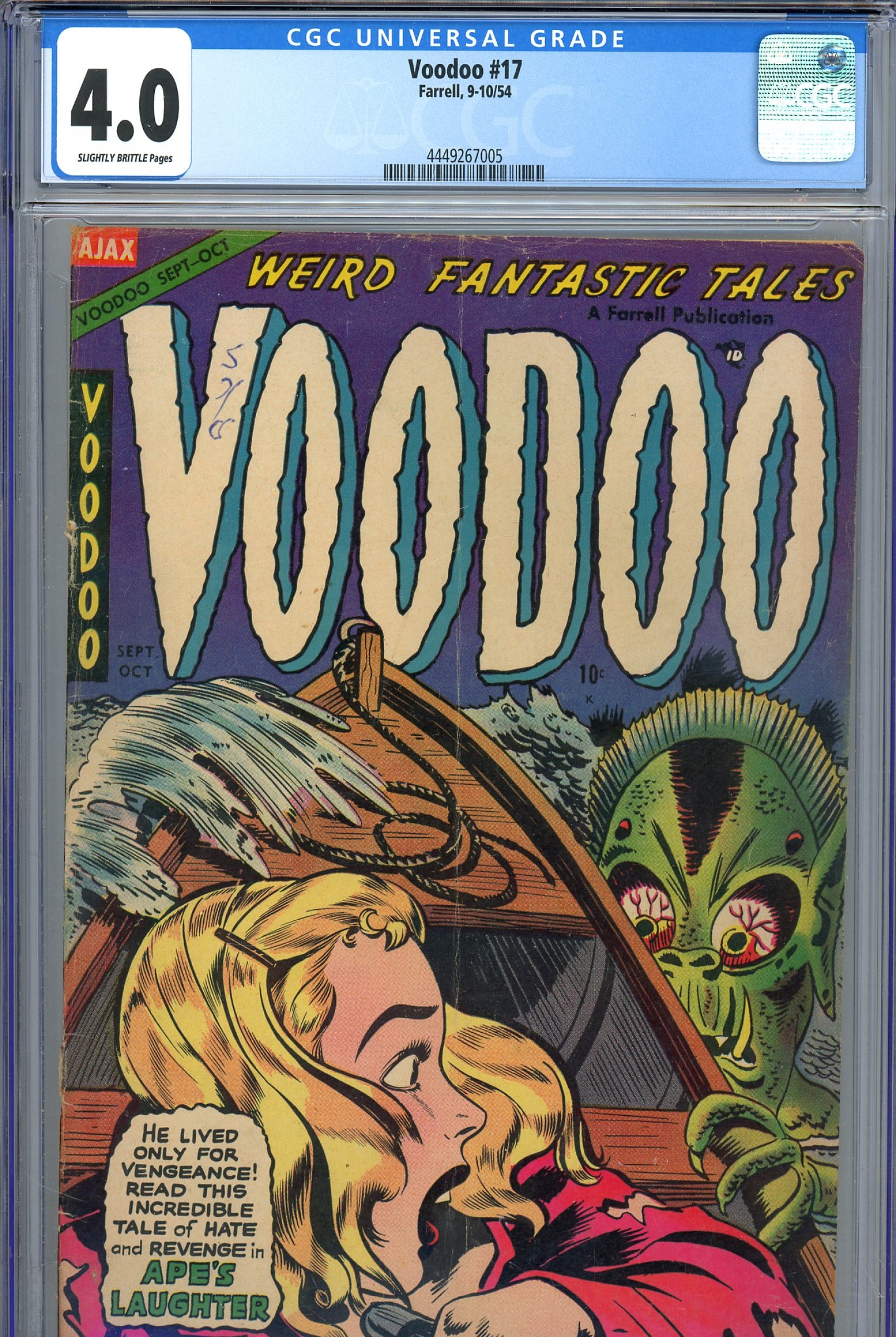 Voodoo #17 CGC 4.0 sb