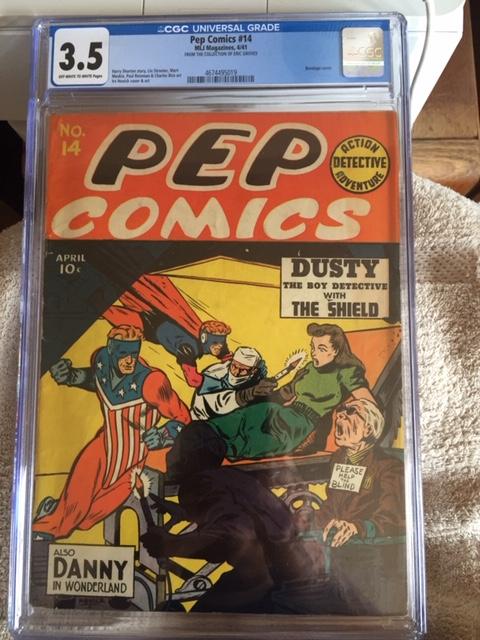 Pep Comics #14 CGC 3.5 ow/w
