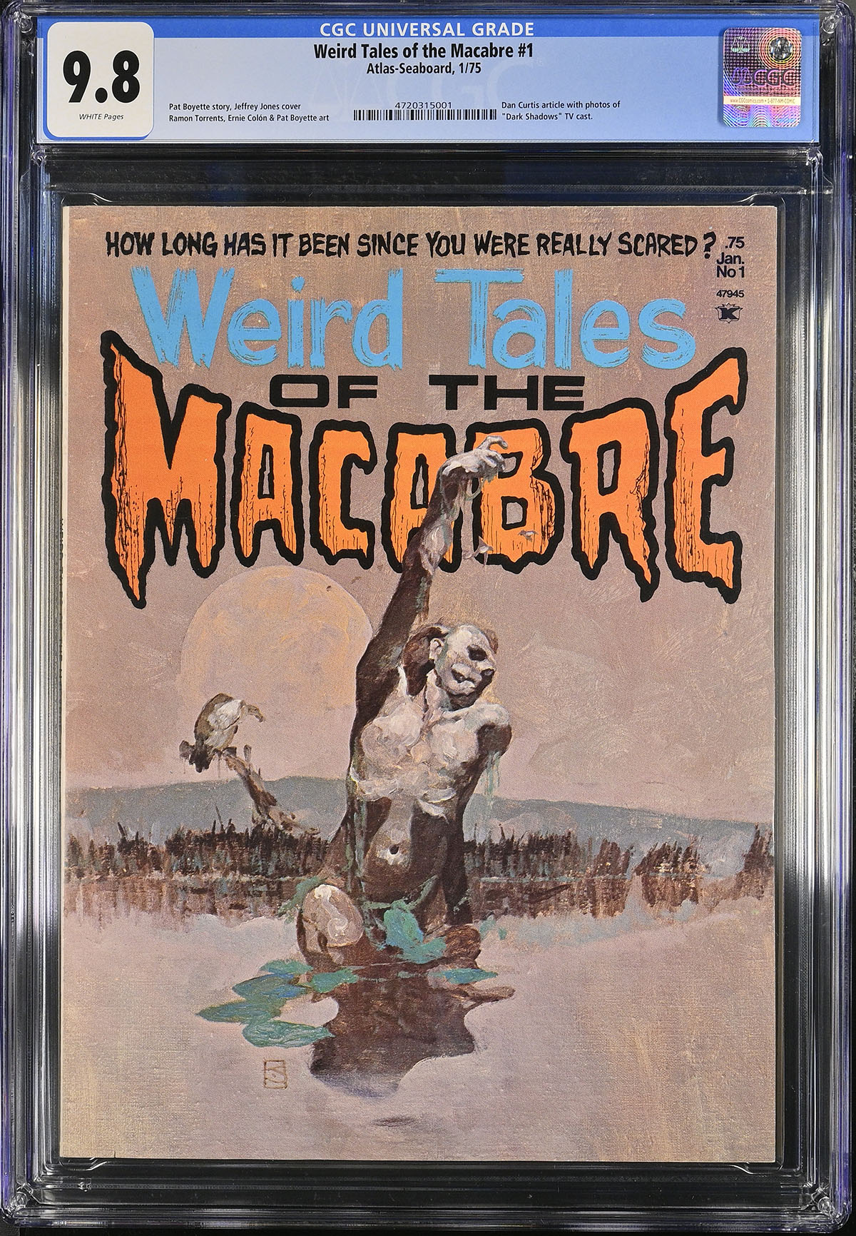 Weird Tales of the Macabre #1 CGC 9.8 w Fantast