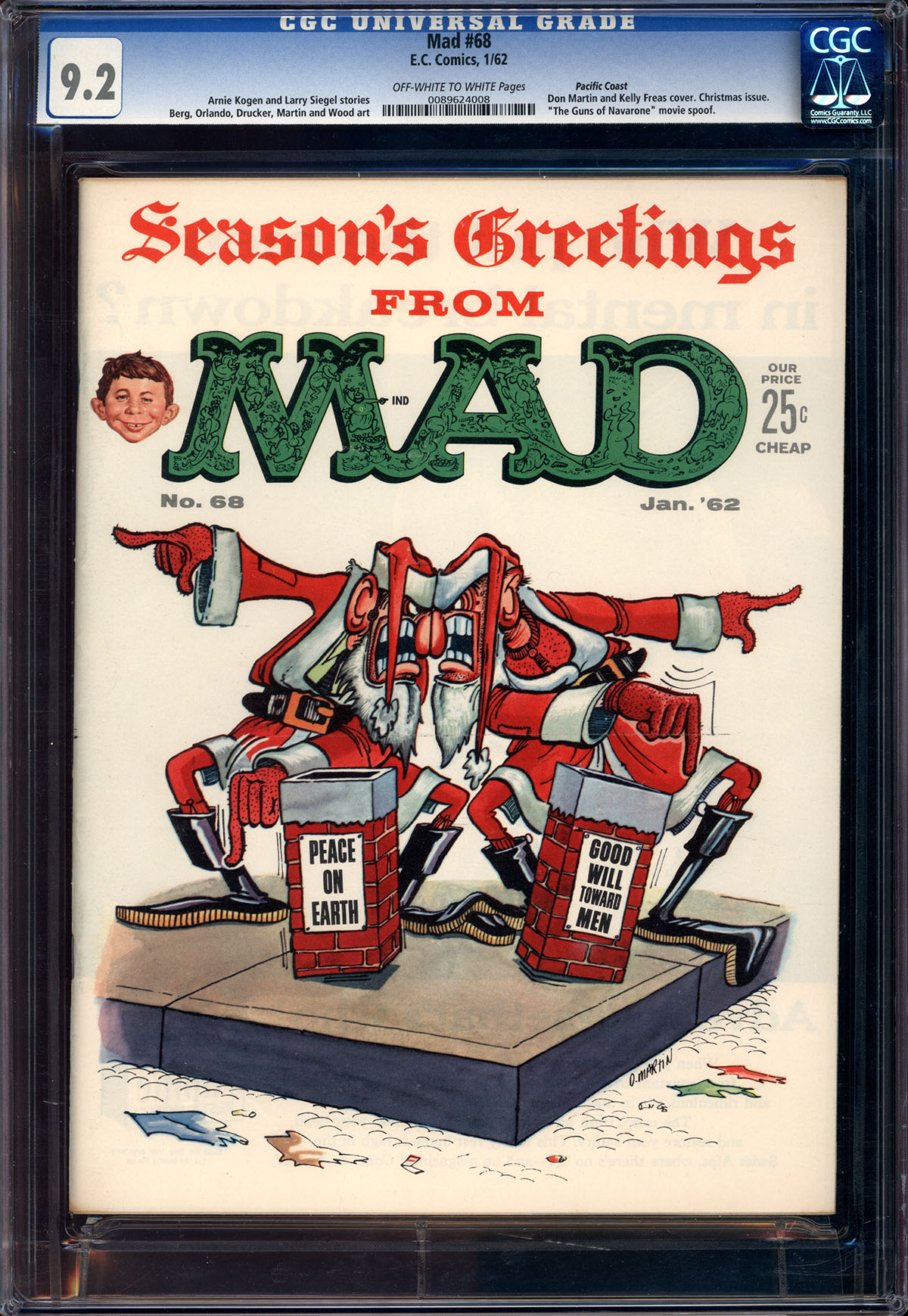 Mad #68 CGC 9.2 ow/w Pacific Coast